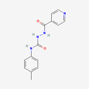 molecular formula C14H14N4O2 B5099770 N-(4-METHYLPHENYL)-2-(4-PYRIDYLCARBONYL)-1-HYDRAZINECARBOXAMIDE 