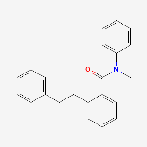 molecular formula C22H21NO B5099847 N-methyl-N-phenyl-2-(2-phenylethyl)benzamide 