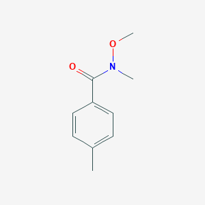 molecular formula C10H13NO2 B051002 N-甲氧基-N,4-二甲基苯甲酰胺 CAS No. 122334-36-5