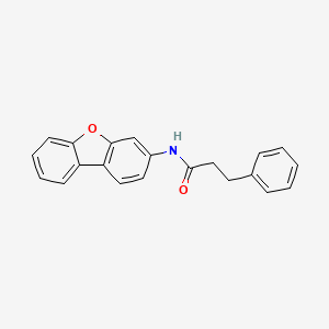 molecular formula C21H17NO2 B5100601 N-(dibenzo[b,d]furan-3-yl)-3-phenylpropanamide 