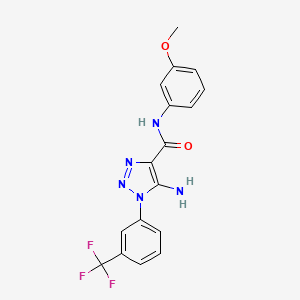 molecular formula C17H14F3N5O2 B5100670 MFCD11842002 