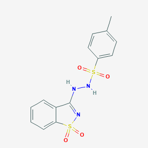 N'-(1,1-dioxido-1,2-benzisothiazol-3-yl)-4-methylbenzenesulfonohydrazide