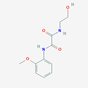 molecular formula C11H14N2O4 B5101540 N-(2-hydroxyethyl)-N'-(2-methoxyphenyl)oxamide 