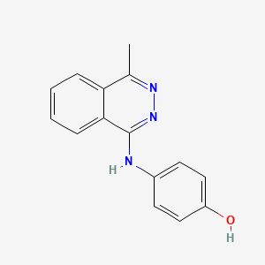 molecular formula C15H13N3O B5102303 4-[(4-Methylphthalazin-1-yl)amino]phenol 