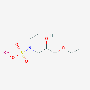 molecular formula C7H16KNO5S B5102442 potassium;N-(3-ethoxy-2-hydroxypropyl)-N-ethylsulfamate 