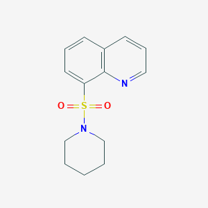 molecular formula C14H16N2O2S B510281 8-Piperidin-1-ylsulfonylquinoline CAS No. 21168-77-4