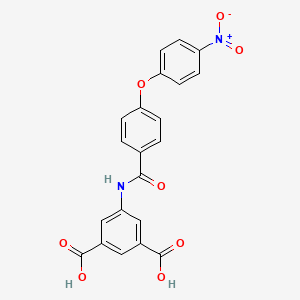 5-{[4-(4-nitrophenoxy)benzoyl]amino}isophthalic acid