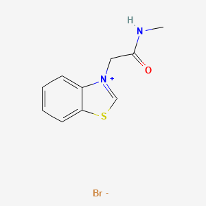3-[2-(methylamino)-2-oxoethyl]-1,3-benzothiazol-3-ium bromide