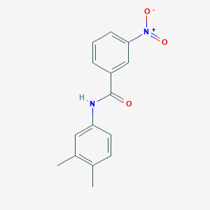 molecular formula C15H14N2O3 B5102900 N-(3,4-dimethylphenyl)-3-nitrobenzamide CAS No. 102631-07-2