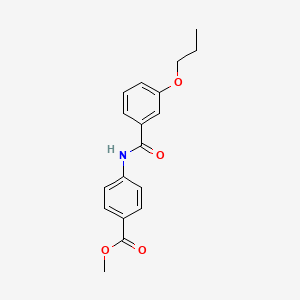 methyl 4-[(3-propoxybenzoyl)amino]benzoate