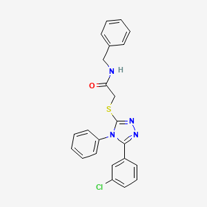 molecular formula C23H19ClN4OS B5103285 Eroonazole CAS No. 5964-93-2