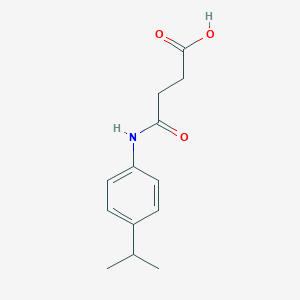 molecular formula C13H17NO3 B510338 3-{N-[4-(methylethyl)phenyl]carbamoyl}propanoic acid CAS No. 387359-18-4