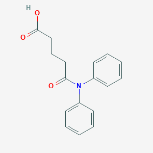 molecular formula C17H17NO3 B510352 5-(Diphenylamino)-5-oxopentanoic acid CAS No. 755020-95-2