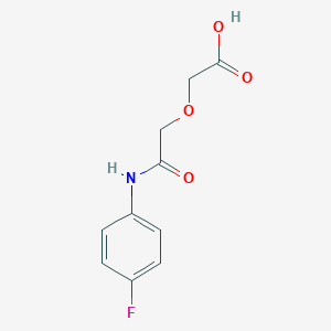 molecular formula C10H10FNO4 B510367 [2-(4-Fluoroanilino)-2-oxoethoxy]acetic acid CAS No. 736966-09-9
