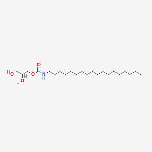 molecular formula C23H47NO4 B051037 3-Hydroxy-2-methoxypropyl octadecylcarbamate CAS No. 80350-03-4