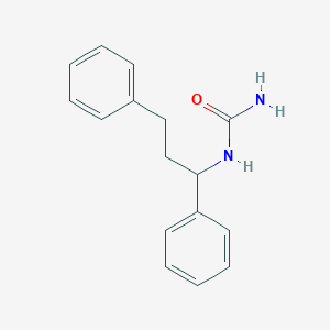 molecular formula C16H18N2O B5104490 1,3-diphenylpropylurea 