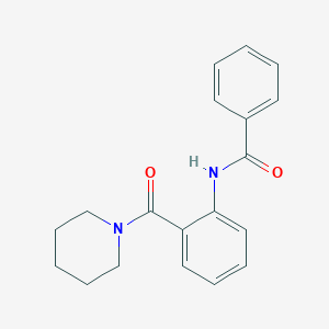 B510461 N-[2-(1-Piperidinylcarbonyl)phenyl]benzamide CAS No. 42103-86-6