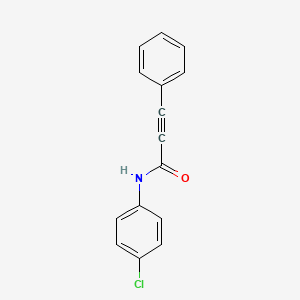 molecular formula C15H10ClNO B5104851 N-(4-chlorophenyl)-3-phenylprop-2-ynamide 