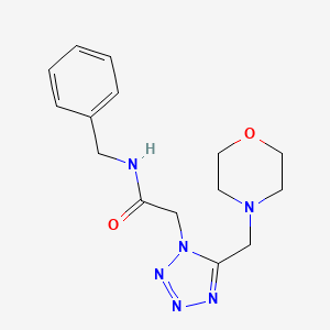 molecular formula C15H20N6O2 B5104948 N-benzyl-2-[5-(4-morpholinylmethyl)-1H-tetrazol-1-yl]acetamide 