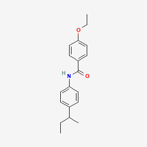 molecular formula C19H23NO2 B5105126 N-[4-(butan-2-yl)phenyl]-4-ethoxybenzamide 