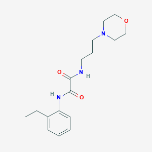 molecular formula C17H25N3O3 B5105216 N-(2-ethylphenyl)-N'-[3-(morpholin-4-yl)propyl]ethanediamide 