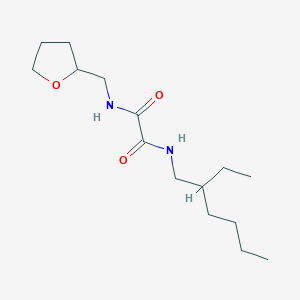 molecular formula C15H28N2O3 B5105418 N'-(2-ethylhexyl)-N-(oxolan-2-ylmethyl)oxamide 