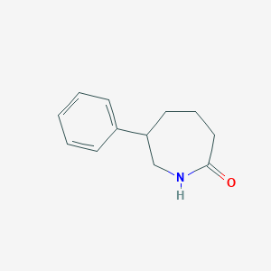 molecular formula C12H15NO B051056 6-Phenylazepan-2-one CAS No. 112093-43-3