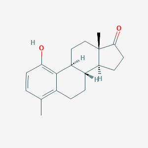 molecular formula C19H24O2 B051057 1-Hydroxy-4-methylestra-1,3,5(10)-trien-17-one CAS No. 4954-08-9