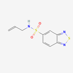 molecular formula C9H9N3O2S2 B5105830 N-prop-2-enyl-2,1,3-benzothiadiazole-5-sulfonamide 