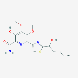molecular formula C16H21N3O5S B051059 Karnamicin C5 CAS No. 122535-58-4