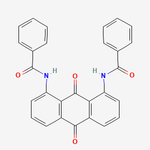 molecular formula C28H18N2O4 B5106415 N,N'-(9,10-dioxo-9,10-dihydroanthracene-1,8-diyl)dibenzamide CAS No. 10114-51-9