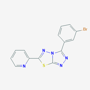 3-(3-Bromophenyl)-6-(2-pyridinyl)[1,2,4]triazolo[3,4-b][1,3,4]thiadiazole