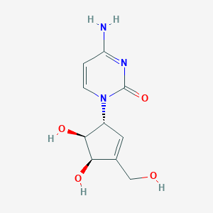 molecular formula C10H13N3O4 B051076 Cyclopentenylcytosine CAS No. 90597-22-1