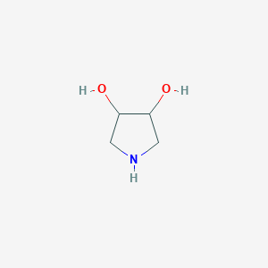 molecular formula C4H9NO2 B051082 Pyrrolidine-3,4-diol CAS No. 473541-96-7