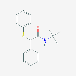 molecular formula C18H21NOS B5108432 N-tert-butyl-2-phenyl-2-(phenylsulfanyl)acetamide 