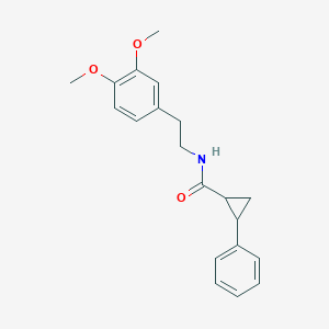 molecular formula C20H23NO3 B5108448 N~1~-(3,4-DIMETHOXYPHENETHYL)-2-PHENYL-1-CYCLOPROPANECARBOXAMIDE 