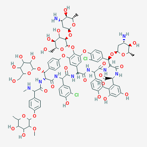 molecular formula C90H103Cl2N9O36 B051085 Helvecardin A CAS No. 119979-33-8