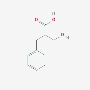 molecular formula C10H12O3 B051087 (R)-2-苄基-3-羟基丙酸 CAS No. 123802-80-2