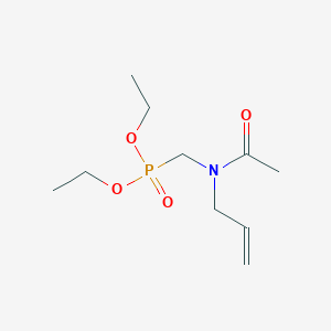 molecular formula C10H20NO4P B5108916 N-(diethoxyphosphorylmethyl)-N-prop-2-enylacetamide 