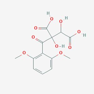 2-(2,6-Dimethoxybenzoyl)-2,3-dihydroxybutanedioic acid
