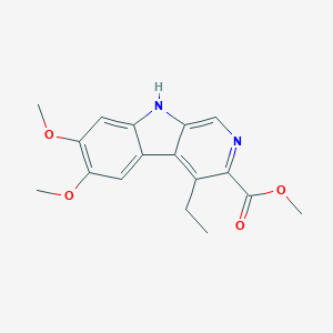 molecular formula C17H19ClN2O4 B051101 DMCM hydrochloride CAS No. 82499-00-1