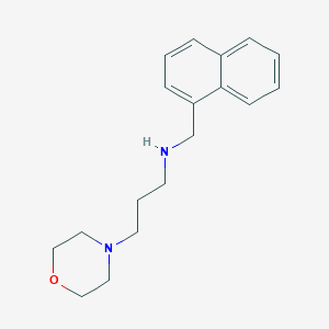 molecular formula C18H24N2O B511046 (3-Morpholin-4-yl-propyl)-naphthalen-1-ylmethyl-amine CAS No. 626207-99-6
