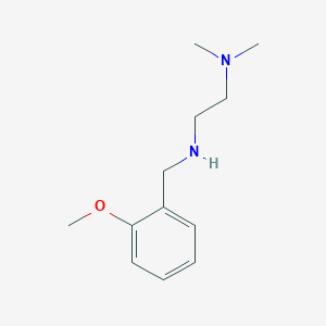molecular formula C12H20N2O B511062 N'-(2-甲氧基苄基)-N,N-二甲基-乙烷-1,2-二胺 CAS No. 626216-36-2