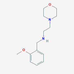 molecular formula C14H22N2O2 B511063 (2-甲氧基苄基)-(2-吗啉-4-基乙基)-胺 CAS No. 626209-57-2