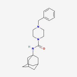molecular formula C22H31N3O B5110698 N-(1-adamantyl)-4-benzylpiperazine-1-carboxamide 