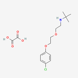 molecular formula C16H24ClNO6 B5110720 N-[2-[2-(4-chlorophenoxy)ethoxy]ethyl]-2-methylpropan-2-amine;oxalic acid 