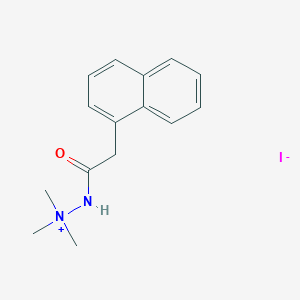 molecular formula C15H19IN2O B5110848 Trimethyl-[(2-naphthalen-1-ylacetyl)amino]azanium;iodide 