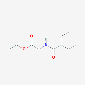 molecular formula C10H19NO3 B5111632 Ethyl 2-(2-ethylbutanoylamino)acetate CAS No. 6109-02-0