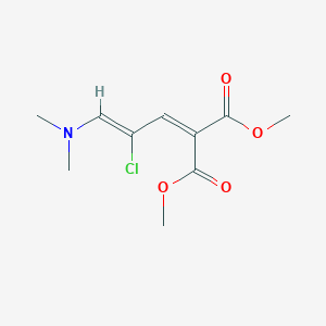 molecular formula C10H14ClNO4 B5111937 Dimethyl 2-[(2Z)-2-chloro-3-(dimethylamino)-2-propenylidene]malonate 