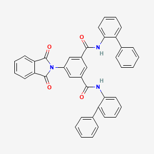 B5111976 N,N'-di-2-biphenylyl-5-(1,3-dioxo-1,3-dihydro-2H-isoindol-2-yl)isophthalamide CAS No. 5540-36-3
